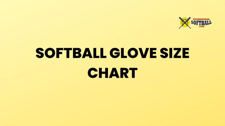 Softball Glove Size Chart (Don't Buy Before Reading!) - International