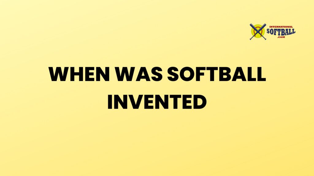 Do you know when the Softball Revolution began? – TheGluv Athletique