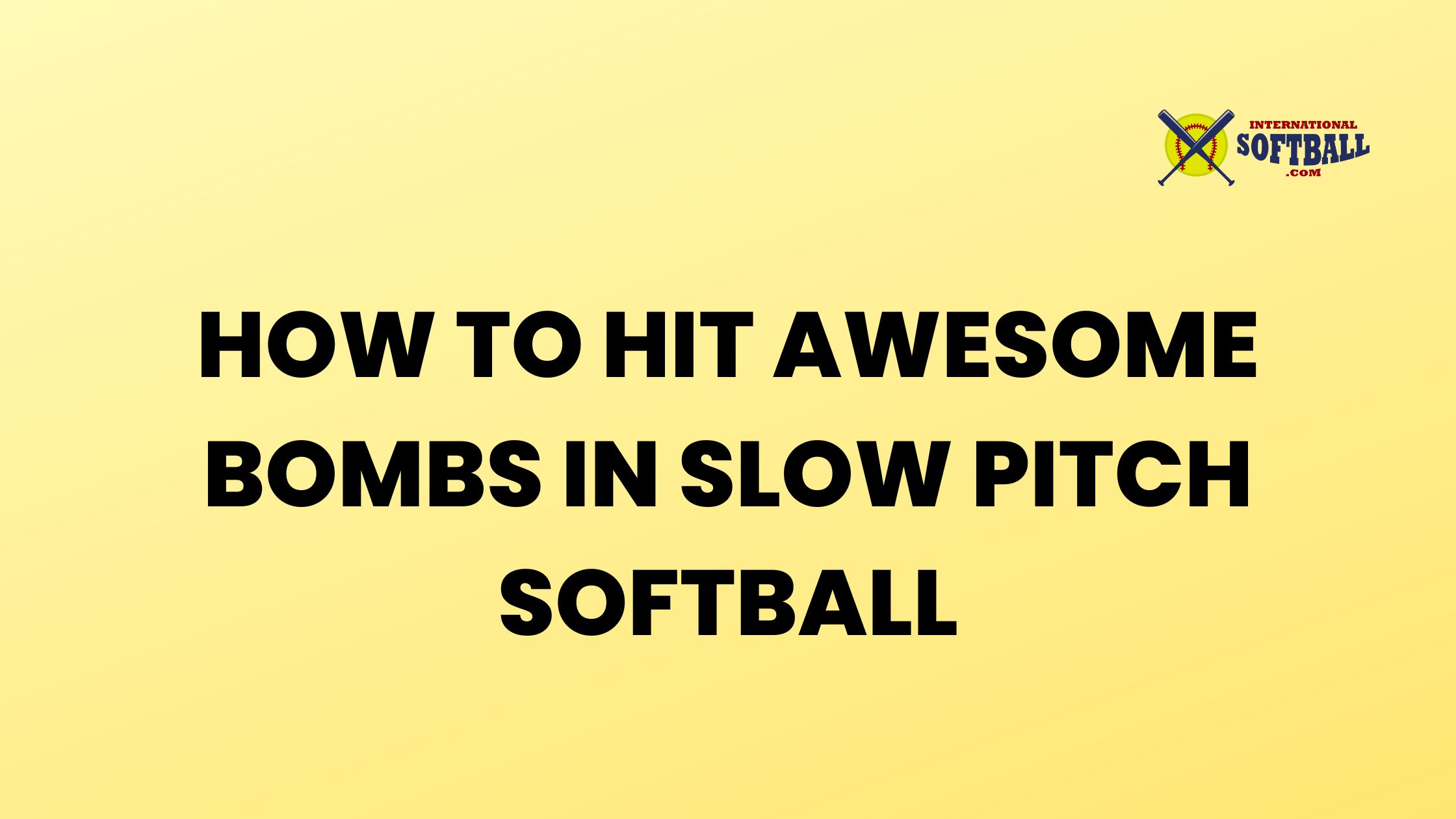 How To Create A Slow Pitch Batting Lineup
