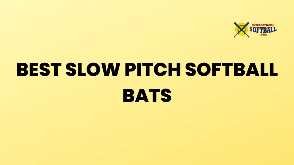 Unleashing Power: A Review of the Best Slow Pitch Softball Bats ...