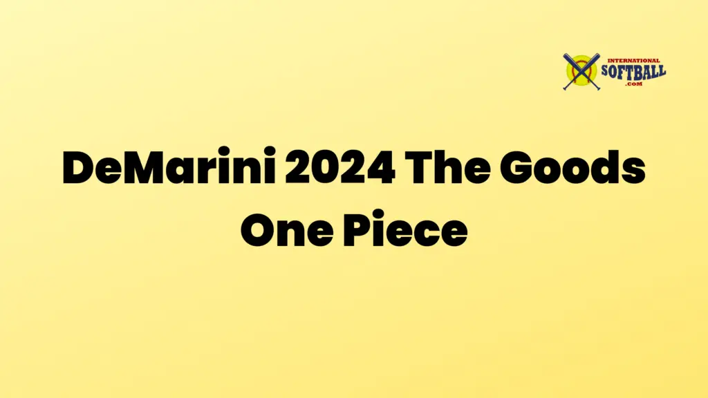 DeMarini 2024 The Goods One Piece International Softball